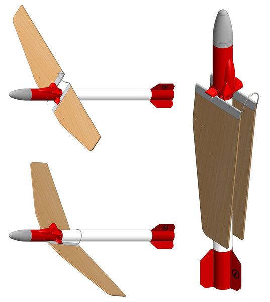 Air Rocket Glider v2.0 ARG Kit – AirRocketWorks.com